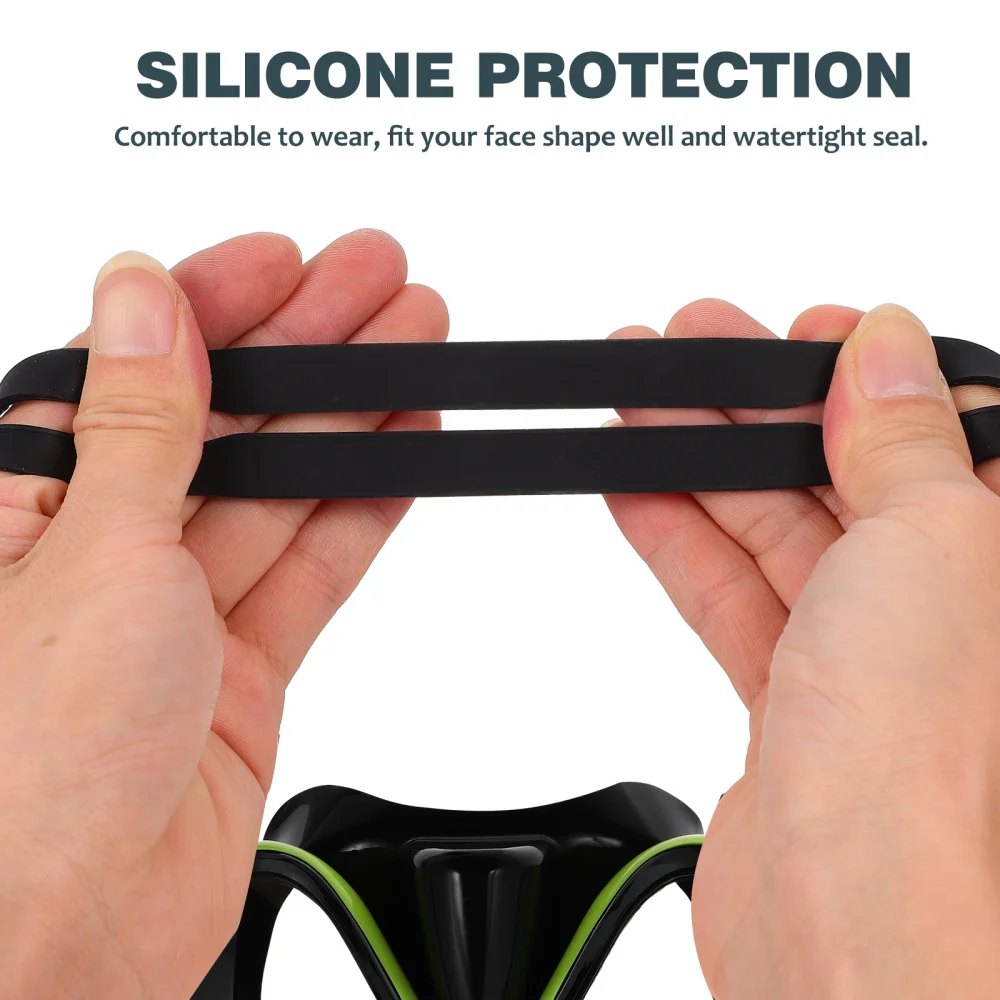 

1 Set Adult Snorkeling Snorkel Mask Set Practical Portable Snorkeling Gear