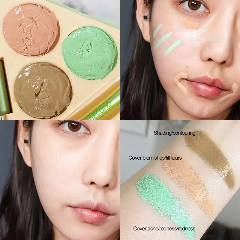 Тональный фруктовый консилер Vitality стойкий крем для глубокого лица и следов от