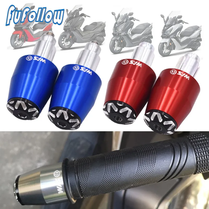 

CNC Aluminum motorcycle handlebar accessories for SYM Sanyang CRUISYM 300 GTS 300i joymax Z 300 Z300 Handle plug anti-drop plug