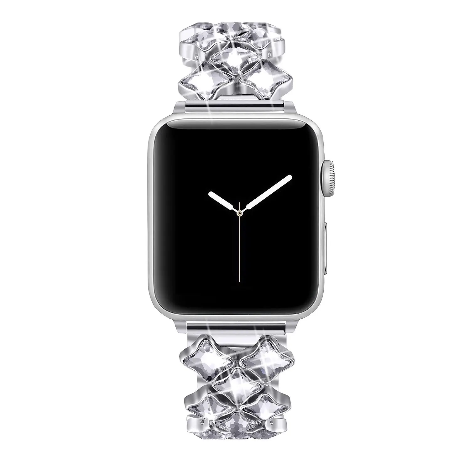 Beiziye бриллиантовый ремешок из нержавеющей стали для Apple Watch 38 мм 42 мм браслет pulseira женский ремешок для iWatch 40 мм 44 мм серия 5 4 3 2
