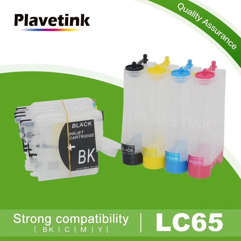 Система подачи чернил Plavetink LC11 LC16 LC38 LC61 LC65 LC67 LC980 LC990 LC1100 снпч для принтера Brother DCP