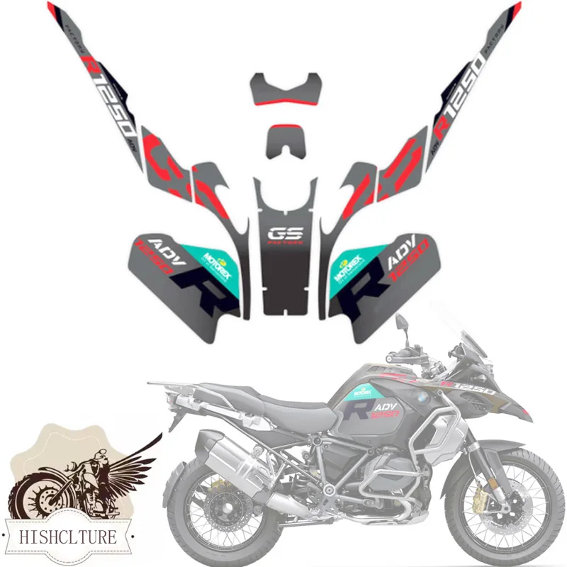 

For BMW R1250GS ADV r1250gs adv 2019 Motorcycle stickers full body Sticker decorate protect Prevent scratches Decals kit