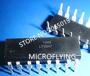 Фотосоединитель LTV847 DIP-16 IC 10 шт. | Электроника