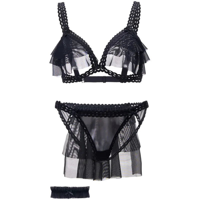 SP & CITY Сказочный сексуальный прозрачный бюстгальтер женский кружевной сетчатая