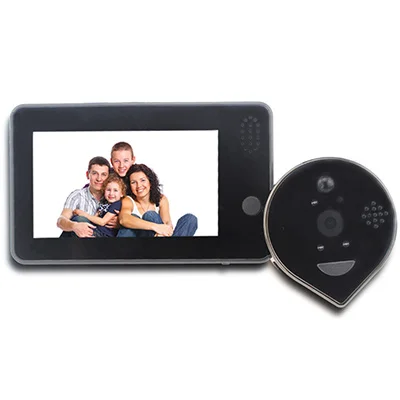 Model C Topvico Doorbell Video Peephole Wifi Doorbell Camera 4.3" Monitor Motion Detection Door Viewer Video-eye Wireless Ring Intercom - Цвет: Model C