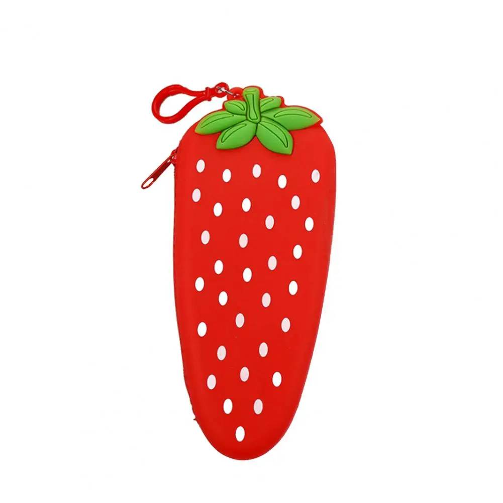 Силиконовый чехол для карандашей с изображением моркови банана фруктов сумка