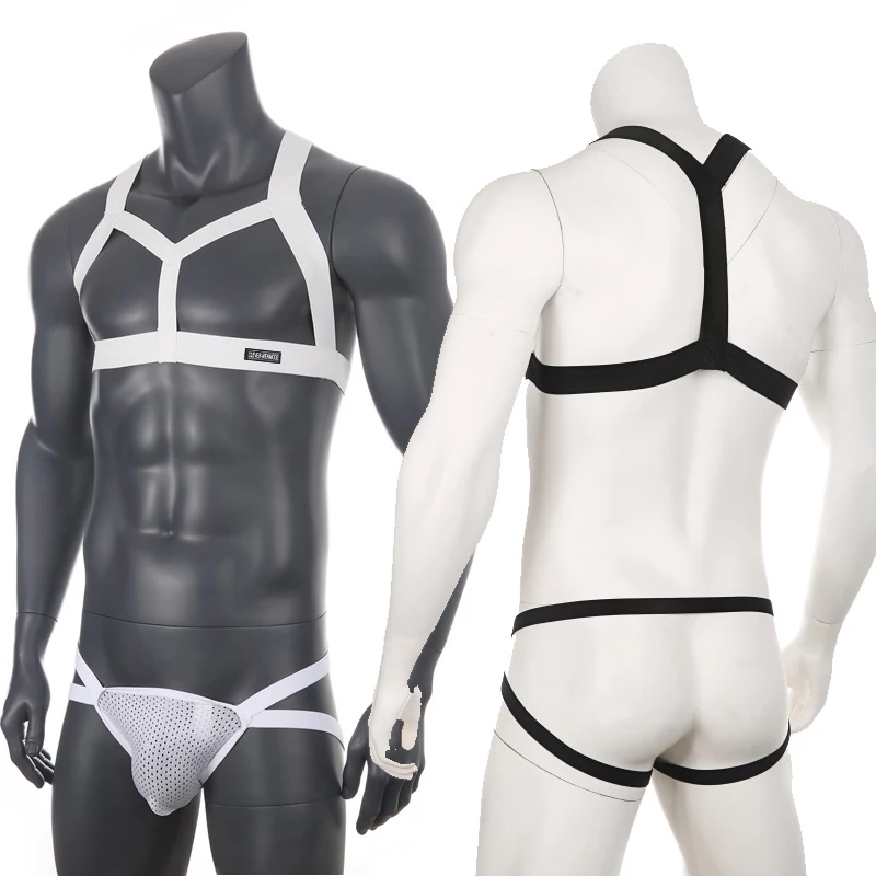 Комплект мужских стрингов эластичное нижнее белье на бретельках джоки стринги