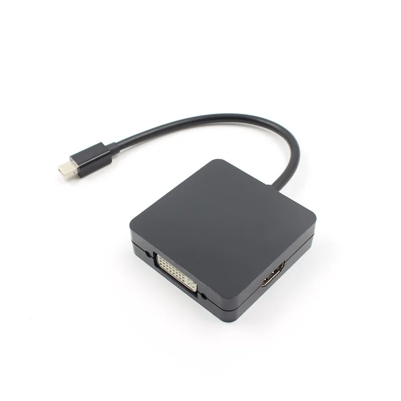 3 в 1 мини дисплей порт DP Thunderbolt к DVI VGA HDMI Кабель адаптер для MacBook microsoft surface pro 2 4