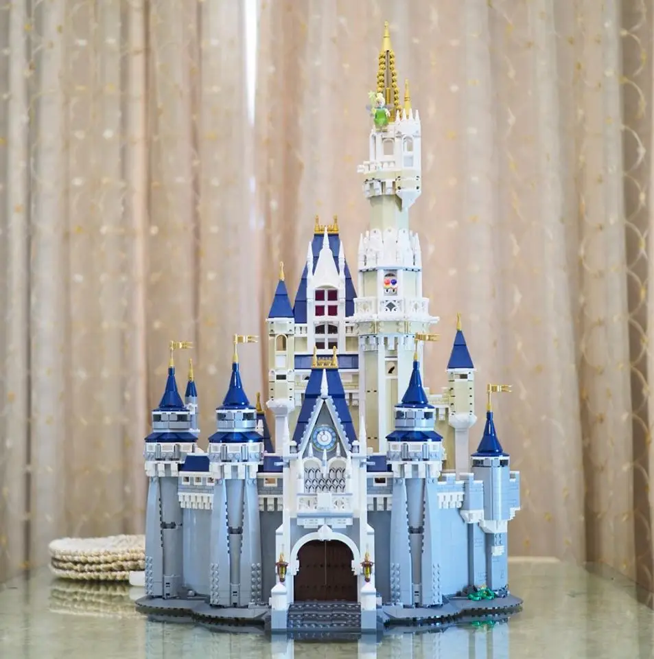 Классическая Лидер продаж модель замка принцессы Moc Модульные строительные