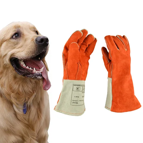 Утолщенные перчатки против укусов для тренировки животных, для кормления собак, змеи, защита от царапин, для самообороны, для сварщика