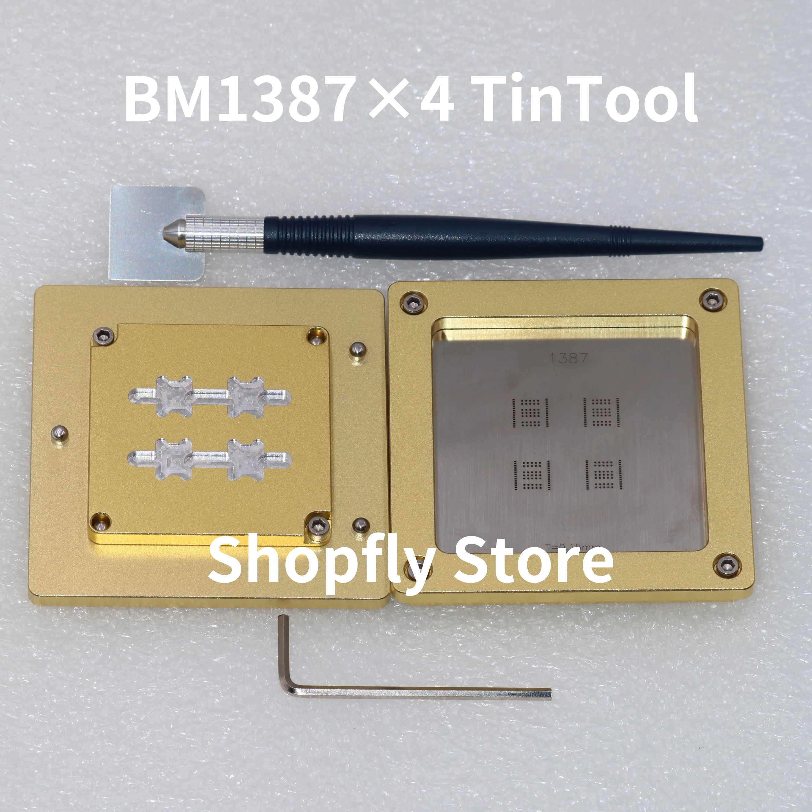 

1PCS Ofiicial Stencil for Antminer S9 S11 S15 S17 S19 Series hashboard ASIC chip BM1387 BM1397 BM1485 Plant tin station Tin tool