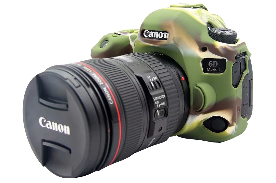 CAENBOO для Canon EOS 6D Mark II сумка для камеры Мягкий силиконовый резиновый защитный чехол для корпуса чехол для Canon EOS 6D Mark2 сумка