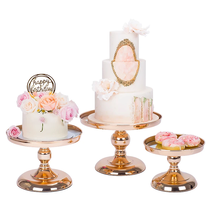 European-Style Birthday Cake Shelf Multi-Layer Afternoon Tea Snack Tray Wedding Dessert Table Decoration Ornament Display Stand