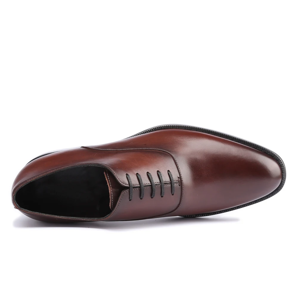 Dress Shoes Men Genuine Leather Vintage Retro Custom Blake Handmade Office Fashion Formal Wedding Party Oxford | Обувь