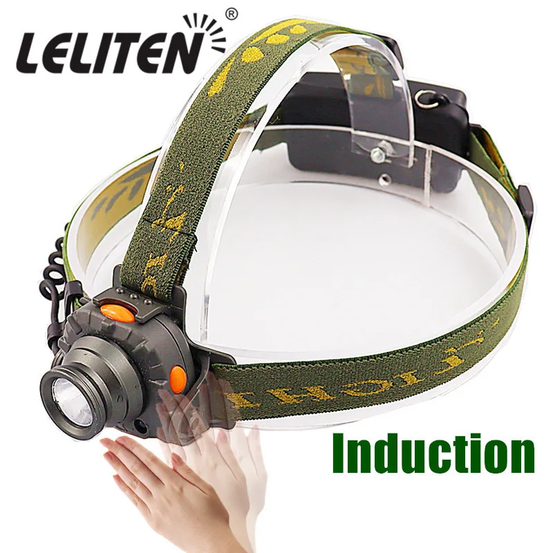

Mini induction LED Headlamp Fishing Portable head lamp flashlight Headlight Headlamp torch