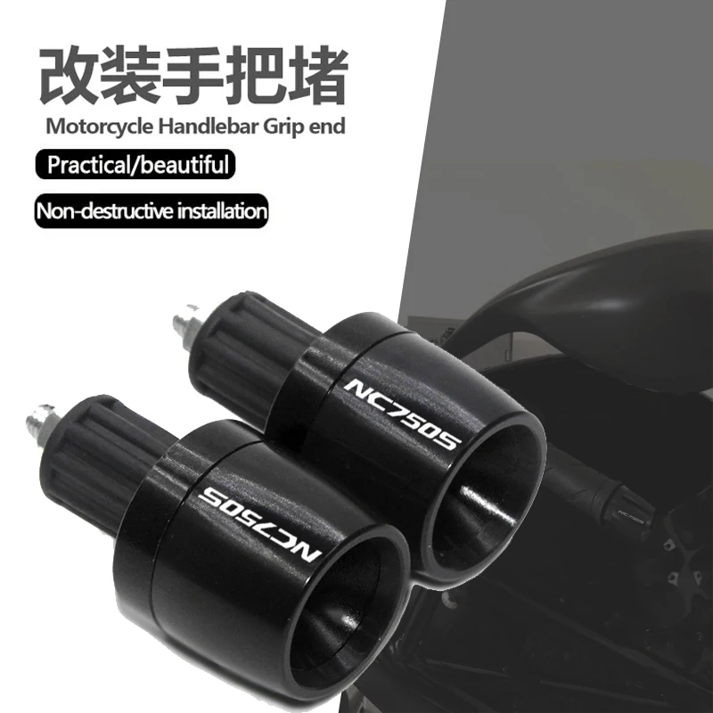 

Motorcycle Accessories 7/8" 22MM Handlebar Hand Grips Handle Bar End Cap For HONDA NC750 NC750S NC750X NC 750S/X 2014-2017 2015