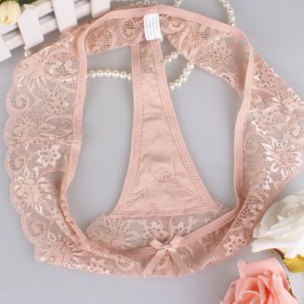

Sexy Lingerie Women Cotton G-String Thong Panties String Underwear Women Briefs Pants Intimate Ladies Low-Rise 3Pcs Underpants*M