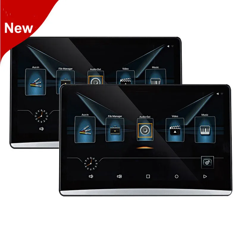 Монитор на подголовник автомобиля 12 5 дюйма Android 9 0 2 + 16 ГБ WIFI/HDMI/USB/TF/BT | Автомобили и