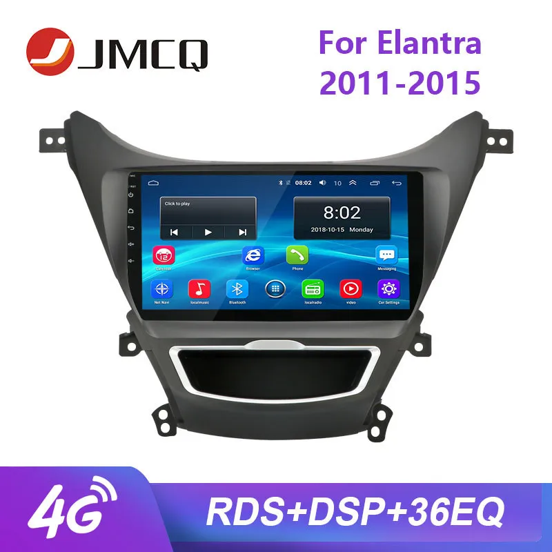 JMCQ 9 &quotдля Hyundai Elantra 2011-2015 автомобильное радио RDS 36EQ Android плеер GPS навигация