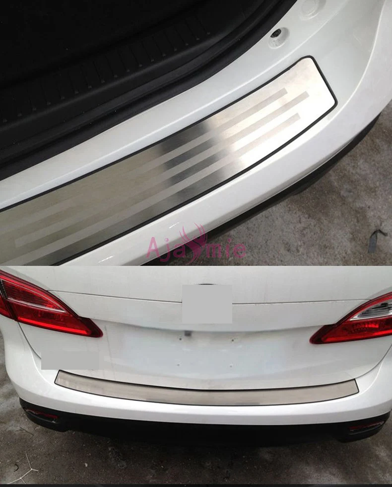 Накладка на порог двери заднего бампера из нержавеющей стали #304 2009-2017 аксессуары