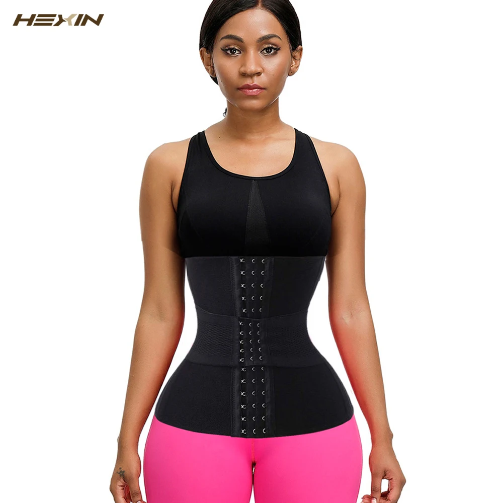 HEXIN талии тренер ремень Крючки 16 Сталь костей бесшовный боди корсет