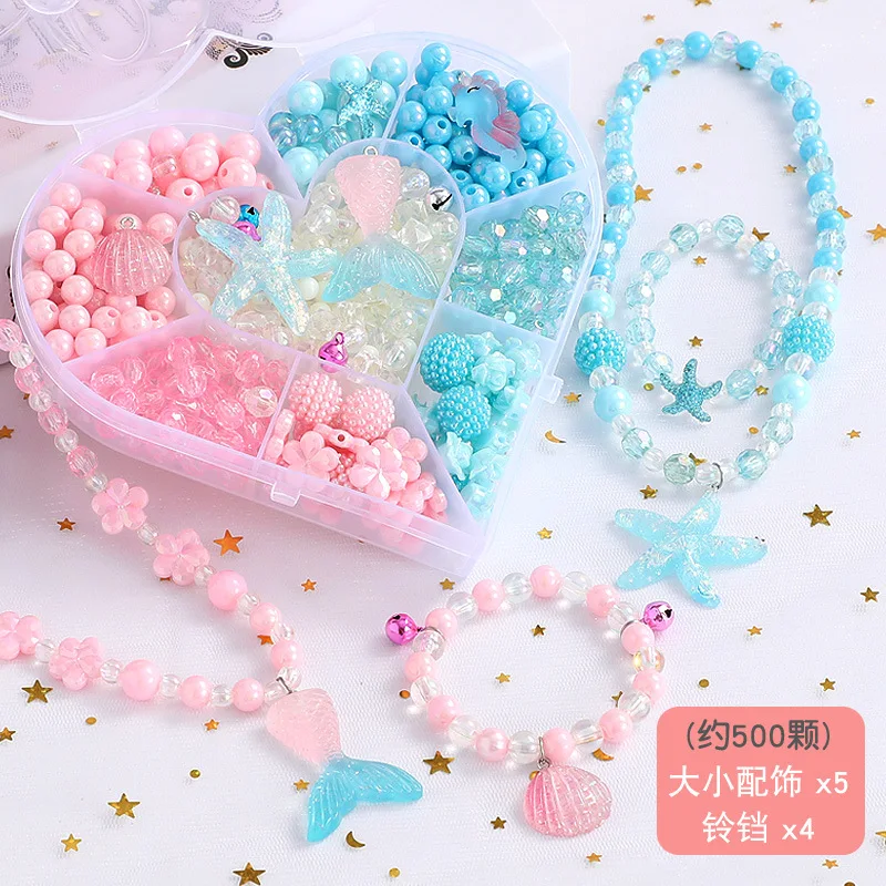 

Lovely Cartoon Plastic Flower Animal DIY Acrylic Beads Child Sweater Necklace Bracelet Girl's Gifts Children Jewelry