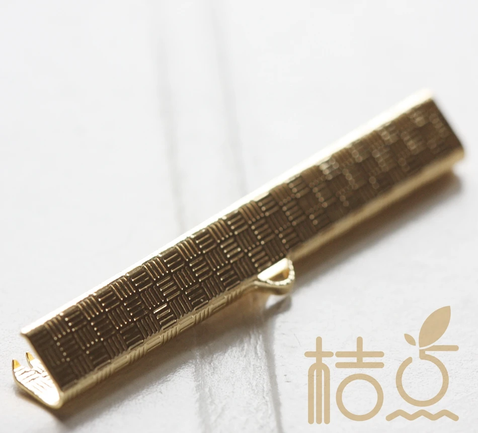 Плоский обжимной соединитель из твердой латуни шнур с ленточными концами 50 мм