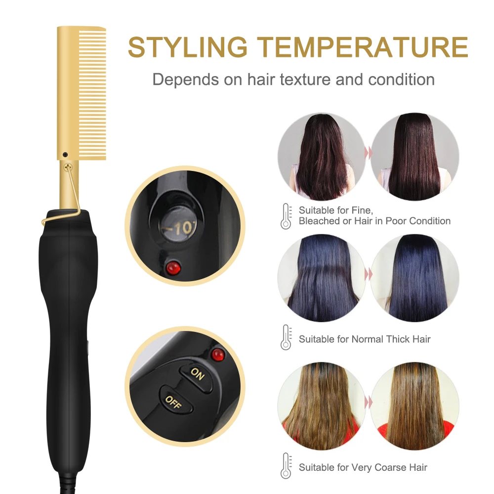 Расческа-выпрямитель для волос с подогревом | Красота и здоровье