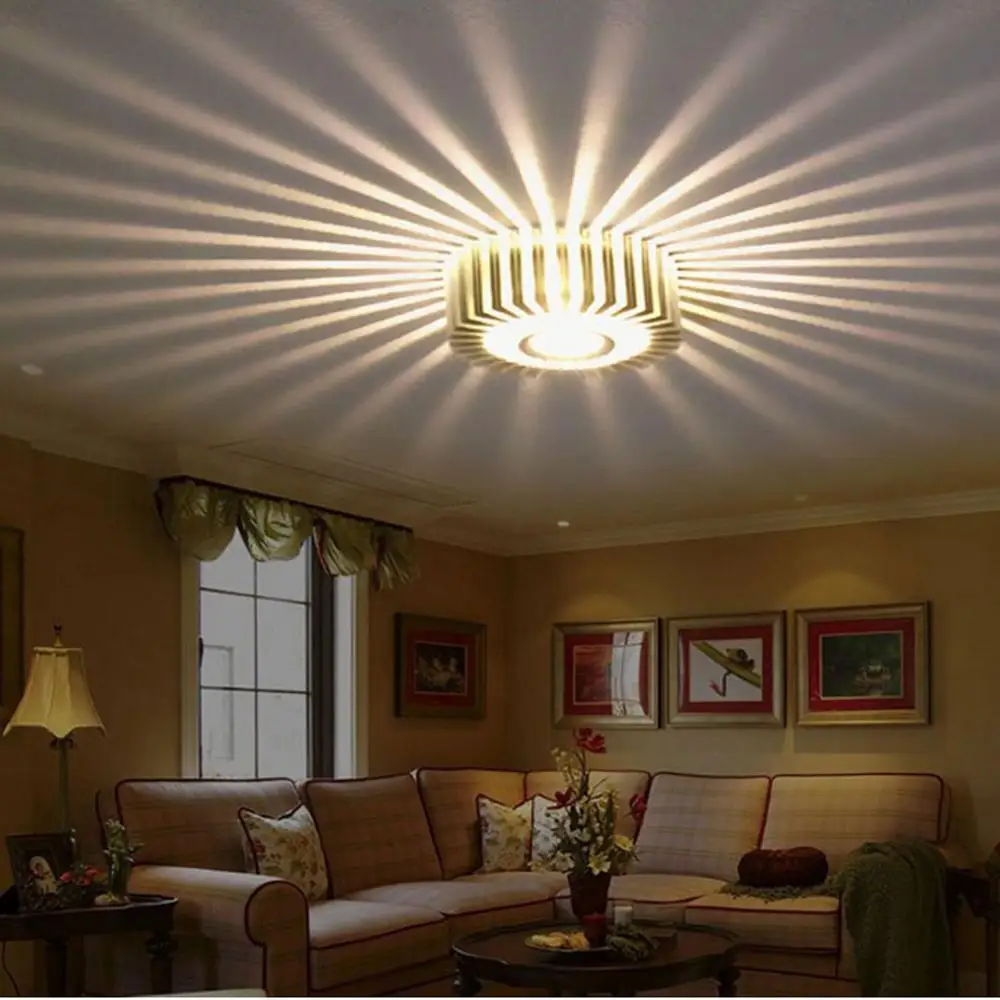 

Aluminum Ceiling Light Mounted Lamp LED 3W Room For Living Light Corridors U2X4
