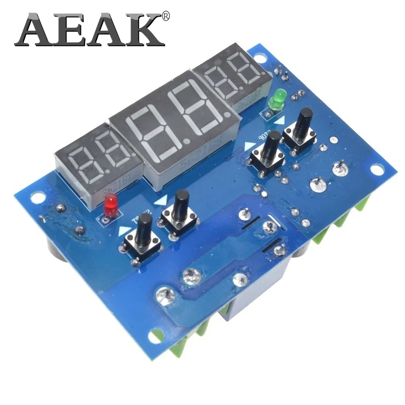 AEAK 1 шт. DC12V термостат интеллектуальный цифровой термостат регулятор температуры с датчиком NTC W1401 светодиодный дисплей