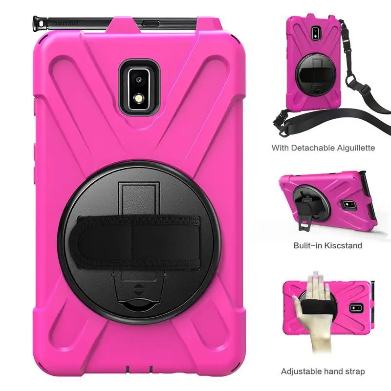 

Samsung Tab S4 10.5" T830 T837 S5E T720 S6 T860 Active Pro T540 S6 Lite 8.4 T307 S7 11" T870 Shockproof Handle stand Tablet case