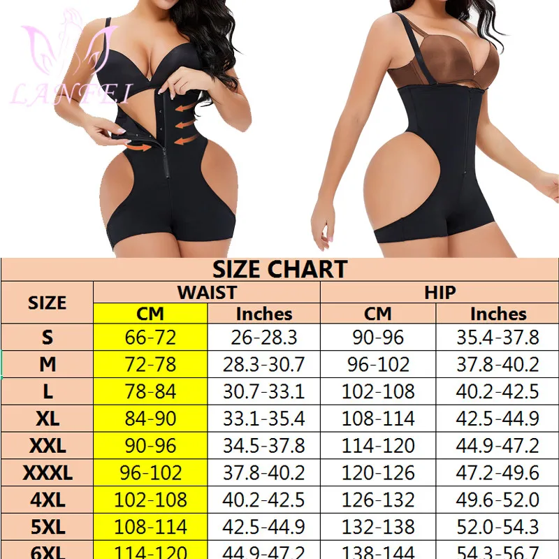 LANFEI подтягивающее ягодицы трусики Body Shaper Для женщин животик Управление молния