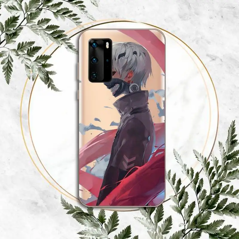 

Anime Tokyo Ghouls terror horror Phone Case Transparent for huawei honor P 40 30 20 lite Pro 10 i 8 9 x p smart 2019