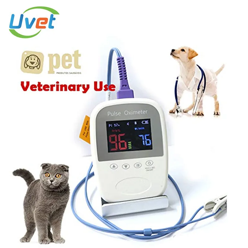 Пульсоксиметр Bluetooth Uvet SPO2 PR монитор для животных пульсометр насыщение кислородом