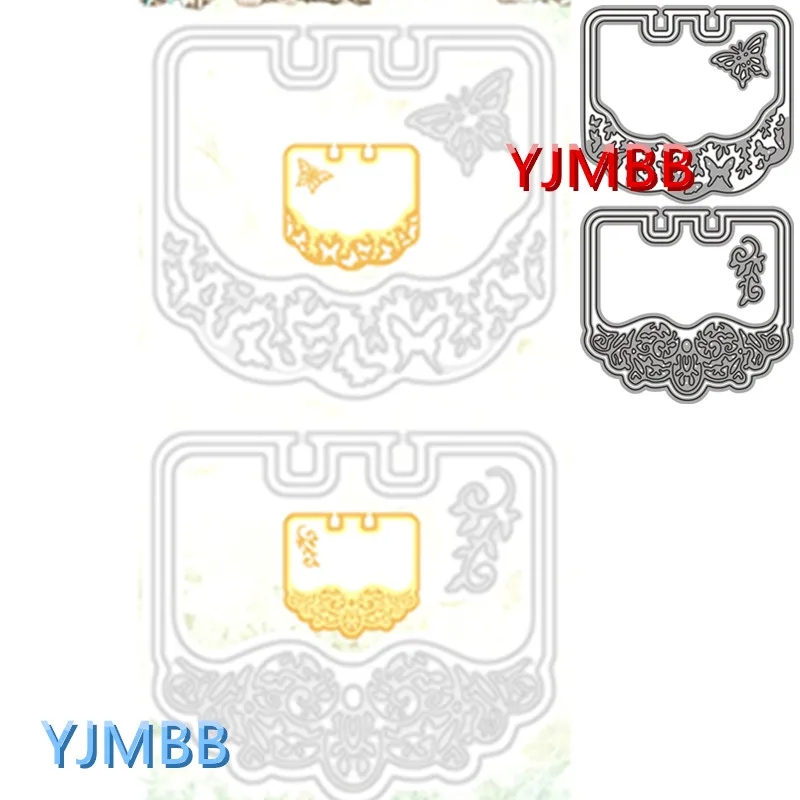 

YJMBB 2021 New Butterfly Card Notebook Decoration Metal Cutting Dies Scrapbook Album Paper DIY Card Craft Embossing Die Cutting