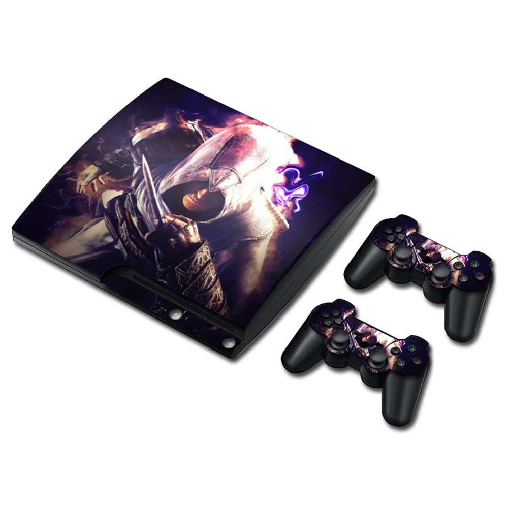 Рождественский подарок 1 набор новая наклейка для PS3 slim Console | Электроника