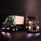 Набор со светодиодной подсветкой для грузовиков 42078 Mack с тематическим рисунком, подарок сделай сам, украшение для детских игрушек (только светильник ников, без блоков)