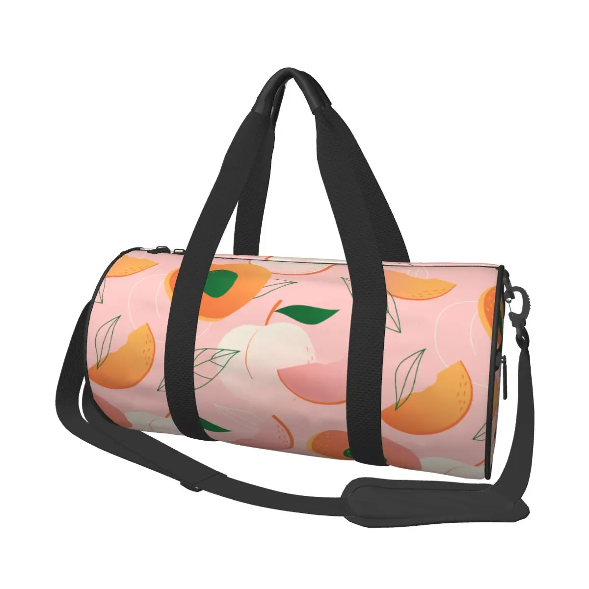 

Travel Bag Large Capacity Luggage Duffle Bag Gradient Peach Design Leisure Handbag Shoulder Bag Overnight Weekend Bag