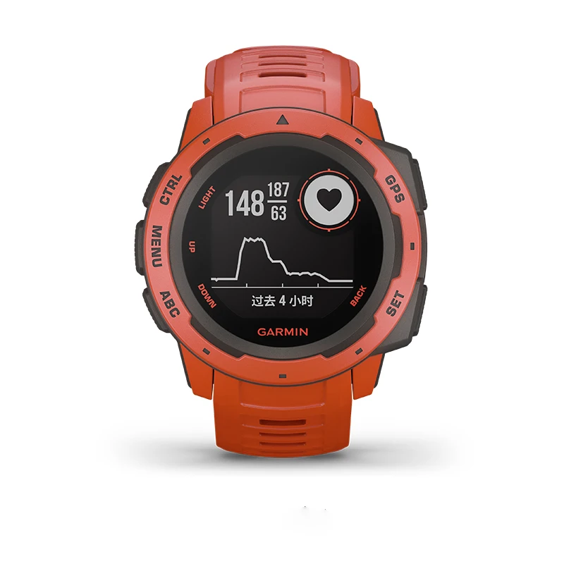 Garmin instinct наружный воздушный давление работает фитнес сенсор пульса