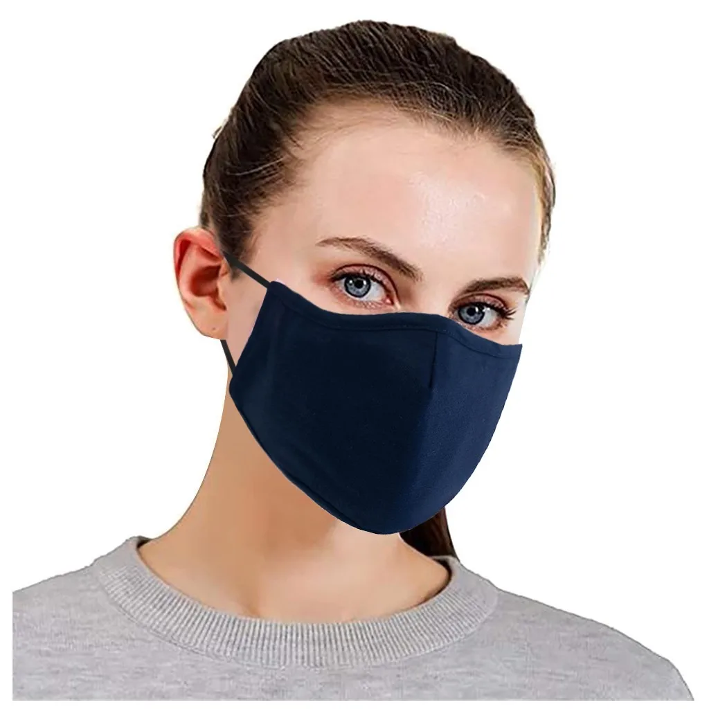 

9PC Unisex Cotton Reusable Mask Cotton Mouth Cover Adjustable Dust-Proof Face Masks Quick-drying Mouth Cover Masks mascarilla