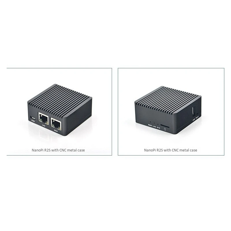 

Suitable for NanoPi R2S Dual Gbps Ethernet Gateway, Support OpenWrt LEDE System V2Ray Ssr Linux Board