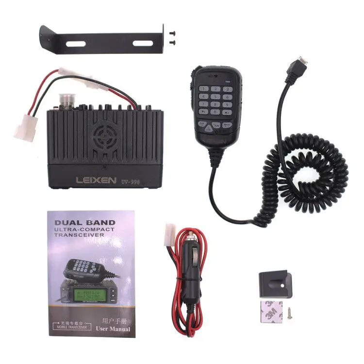 LEIXEN VV 998S 998 мини рация 25 Вт Двухдиапазонная VHF UHF 144/430MHz Мобильная