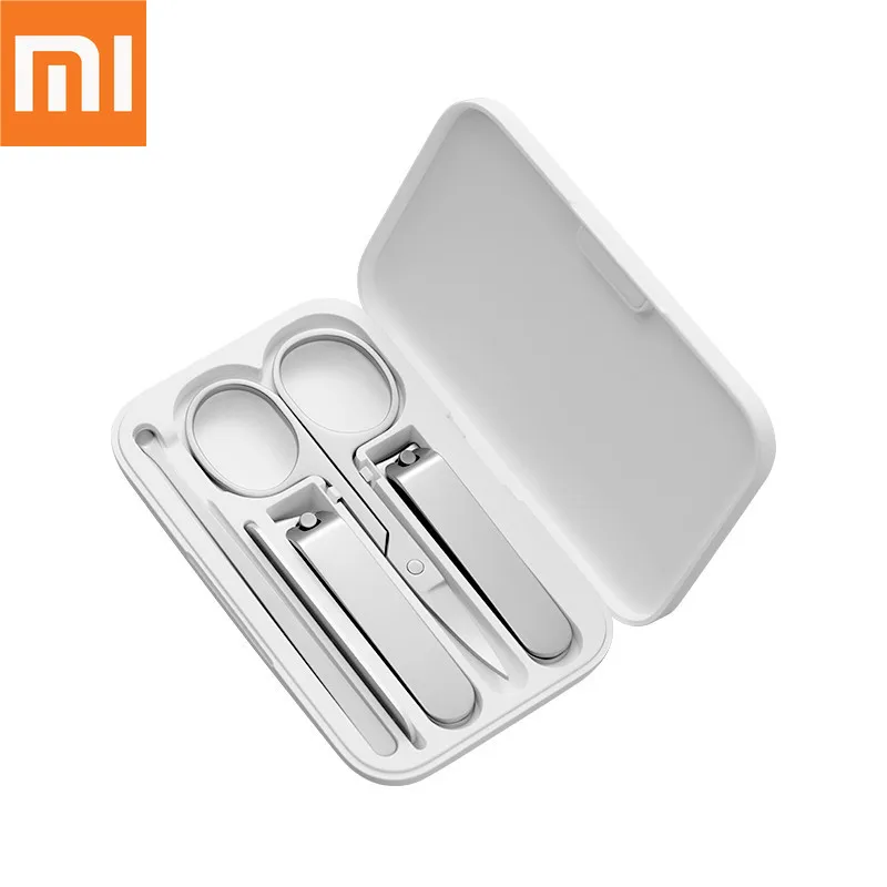  Original Xiaomi Mijia Manicure Nail Clippers Pedicure Set Portable Travel Hygiene Kit Stainless Steel Nail Cutter Tool Set 
