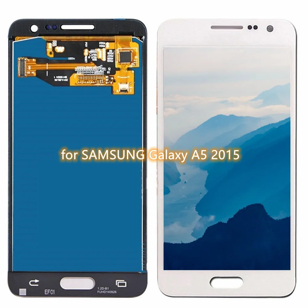 Для SAMSUNG Galaxy A5 2015 дисплей с сенсорным экраном для SM A500 A500F A500FU A500M A500Y A500FQ