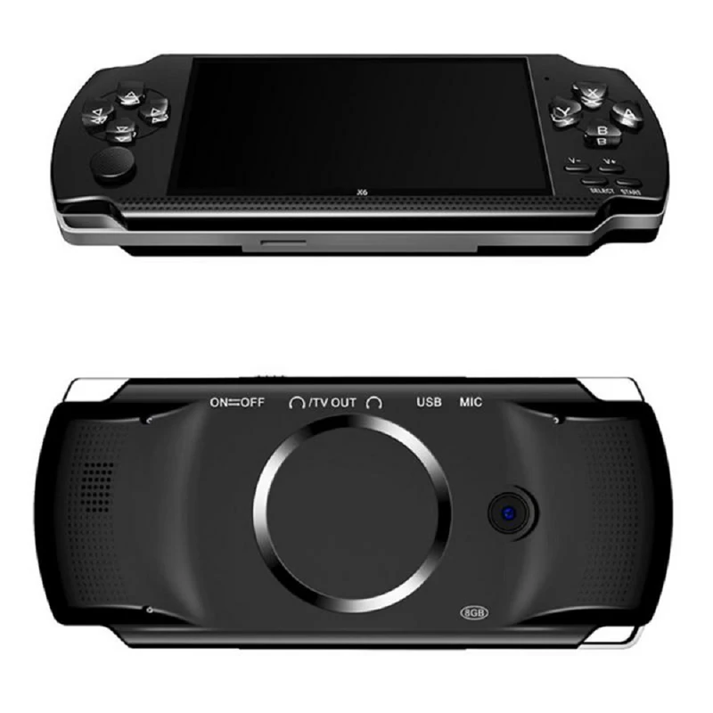 

4.3-inch Screen Game Console For PSP Game Console Handheld Game Players 8G Built-in 10,000 Games Support 8/16/32/64/128 Bit Game