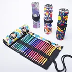 Холщовый чехол для карандашей, для мальчиков и девочек, с 1224364872 отверстиями