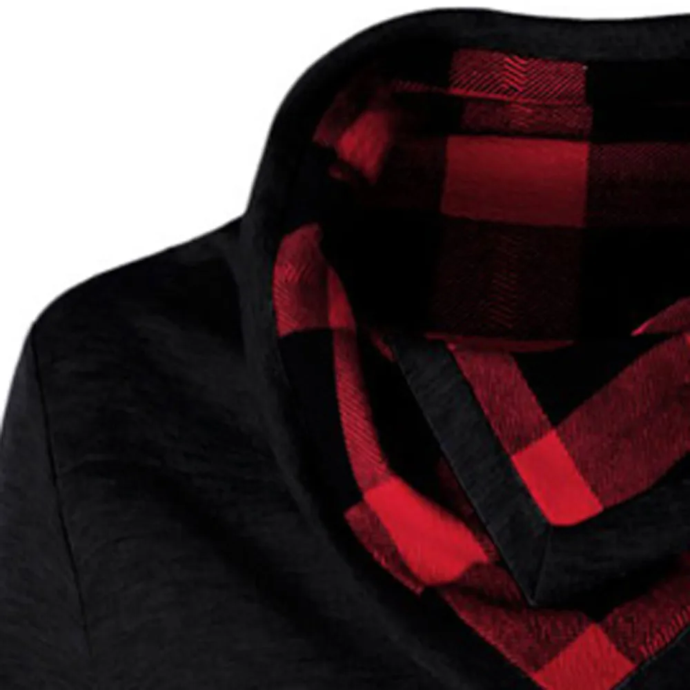 Модная женская Лоскутная Толстовка с отложным воротником и пуговицами, топ, блузка, винтажный свитер кроп-топ, толстовка