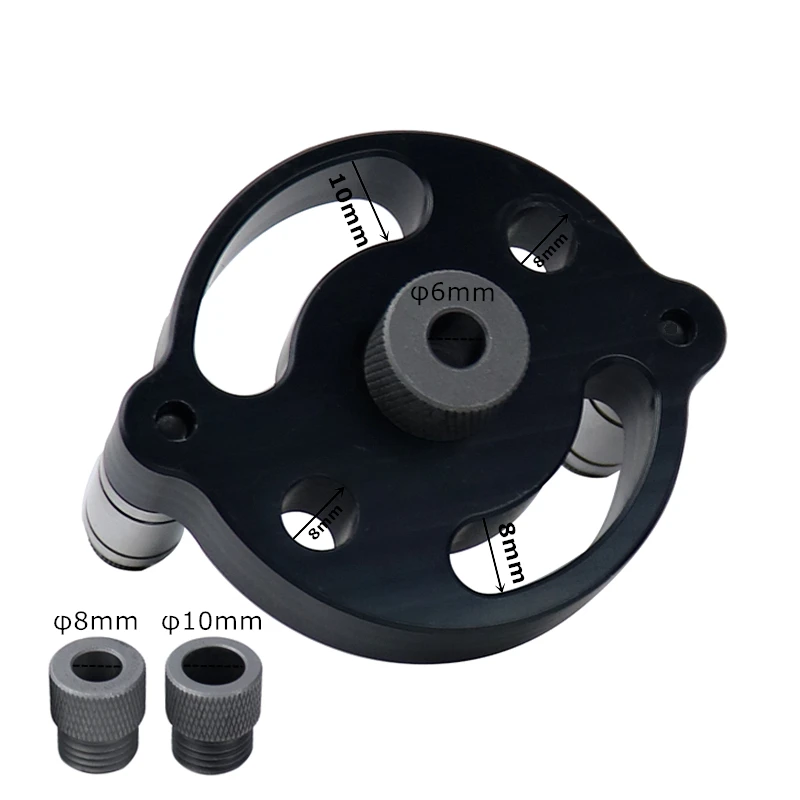 

Woodworking Pocket Hole Jig 6/8/10mm Self-centering Vertical Doweling Jig Drill Guide For Locator Hole Puncher Carpentry Tools