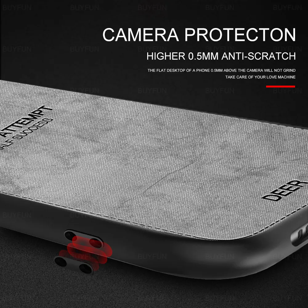 3d deer pattern classic fabric cloth phone case for xiaomi poko little poco m3 pro m3pro 5g soft silicon bumper shockproof coque free global shipping