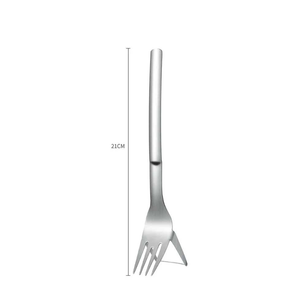 

Stainless Steel Watermelon Fruit Cutting Fork Spoon Portable Tableware Fruit Melon Fork Slicer Cutter Kitchen Accessories